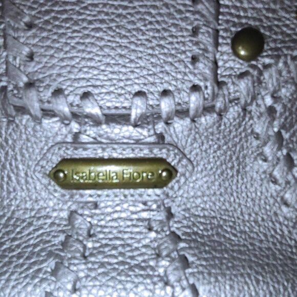 Isabella Fiore braided leather shoulder bag w/dust bag EUC - Picture 6 of 7